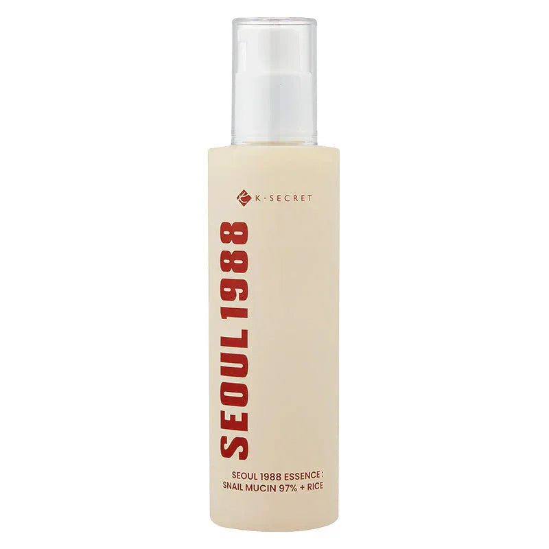 KSECRET SEOUL 1988 ESSENCE : SNAIL MUCIN 97% + RICE 100ML - My Seoul My Skin