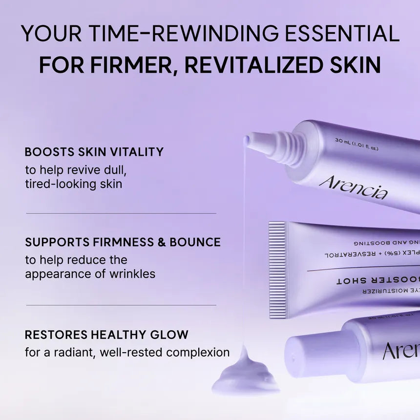 ARENCIA NAD+ Booster Shot 30ml – Korean Firming Serum for Glow, Hydration & Barrier Care Arencia