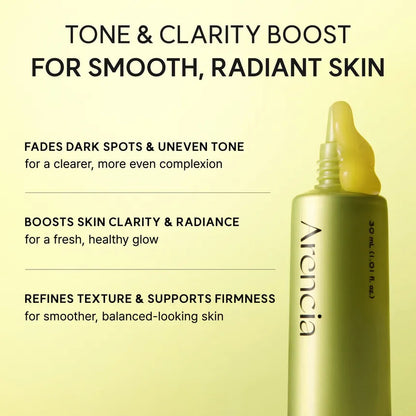 ARENCIA Vitamin C Booster Shot 30ml – Korean Brightening Serum for Dark Spots & Glow Arencia