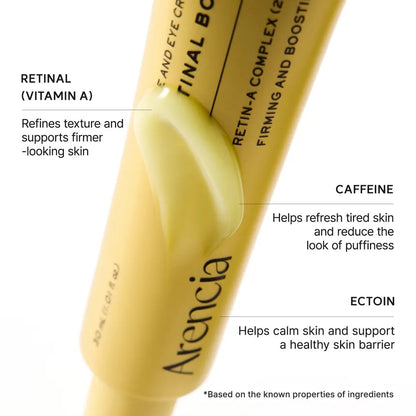 ARENCIA Retinal Booster Shot 30ml UK | Korean Retinal Serum Arencia