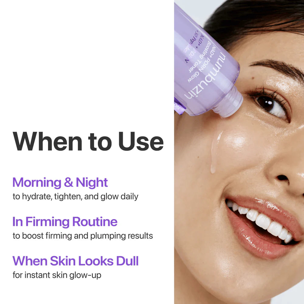 NUMBUZIN No.9+ NAD+ PDRN Glow Boosting Toner 150ml – Korean Radiance & Firming Toner