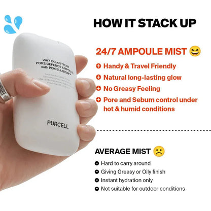PURCELL 24/7 Colostrum Pore Defence Ampoule - My Seoul My Skin