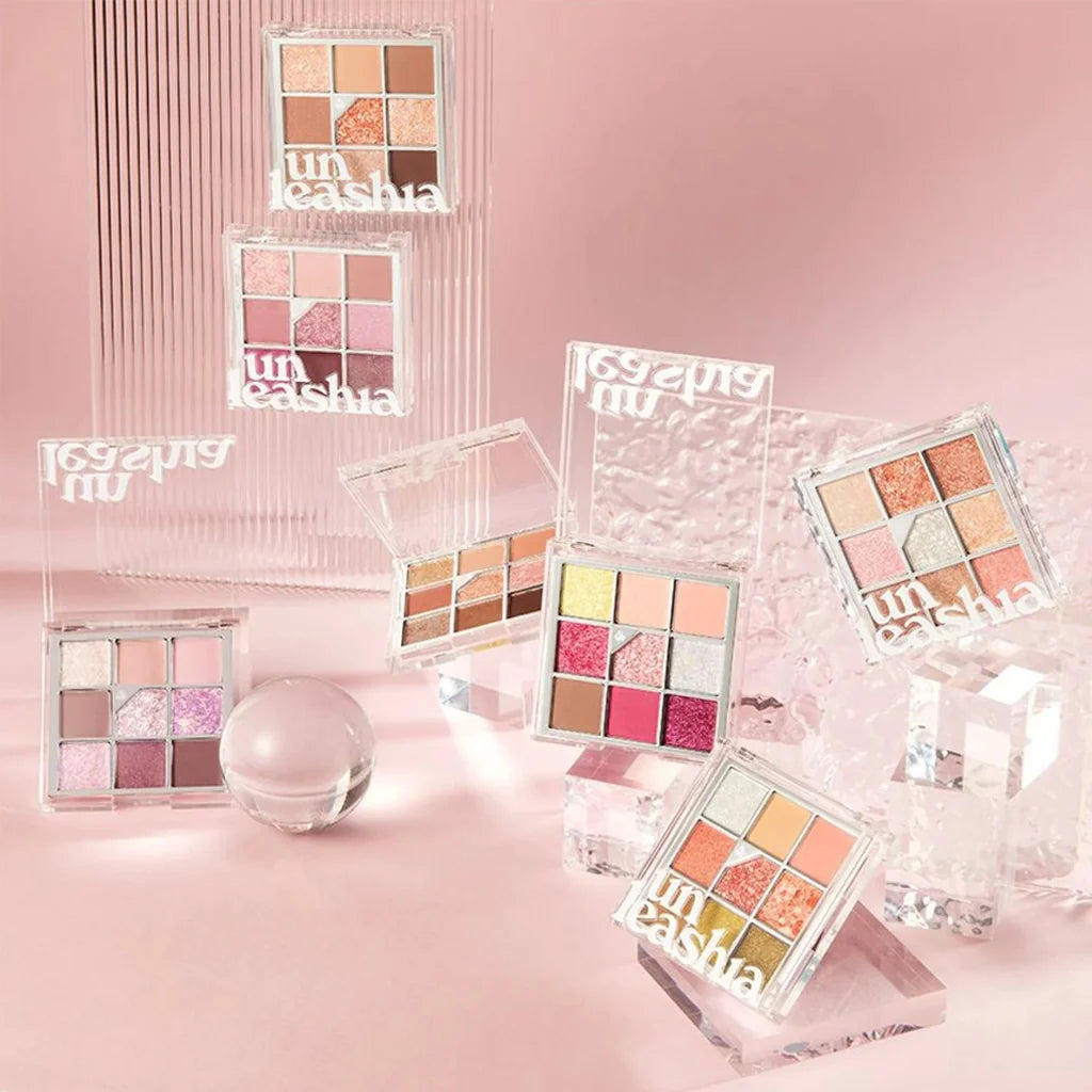 UNLEASHIA Glitterpedia Eye Palette – Korean Vegan Glitter Eyeshadow Palette UNLEASHIA