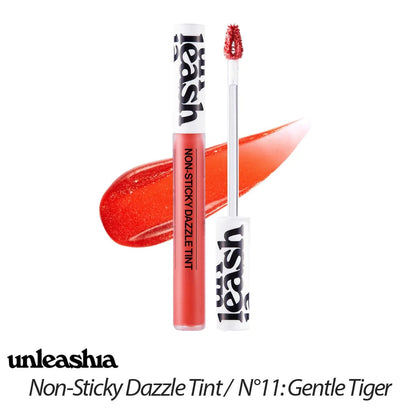 UNLEASHIA Non-Sticky Dazzle Tint – Korean Glitter Lip Tint for Glossy, Juicy Lips My Seoul My Skin