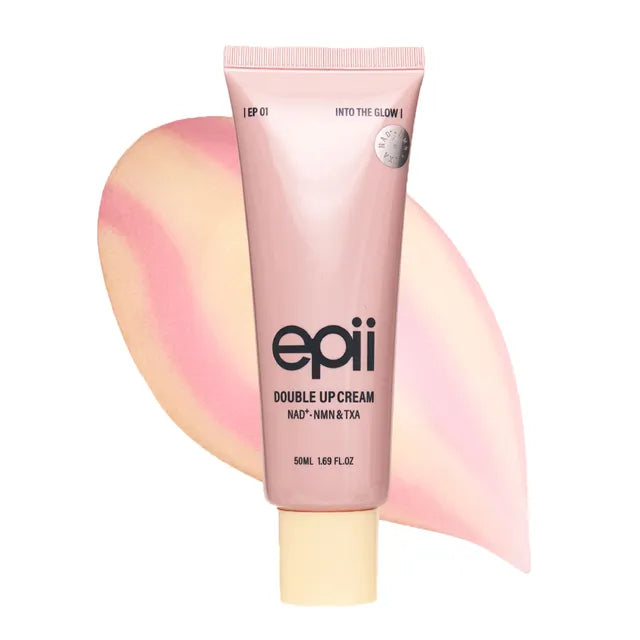 epii Double Up Cream NAD+ NMN & TXA – Korean Brightening Barrier Cream for Dull Skin epii