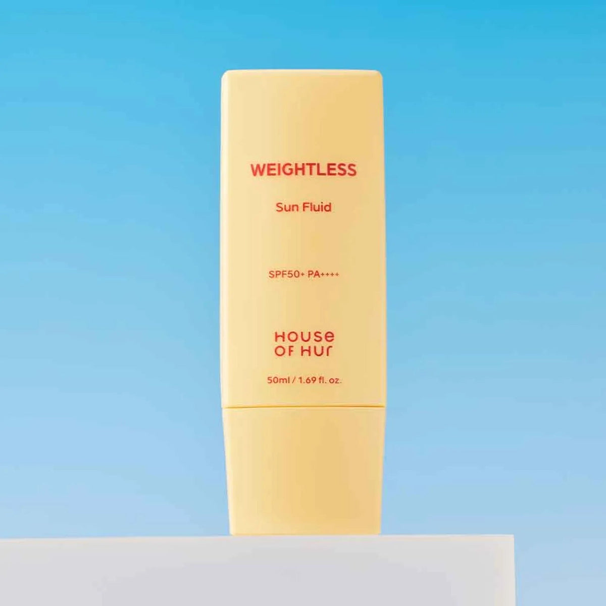 HOUSE OF HUR Weightless Sun Fluid SPF50+ PA++++ 50ml – Korean Lightweight Sunscreen HOUSE OF HUR