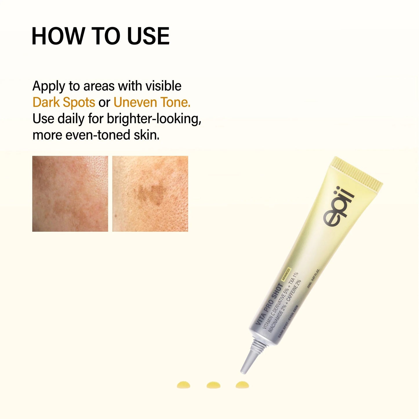 epii Vita Pro Shot 20ml – Korean Vitamin C Serum for Dark Spots, Glow & Uneven Tone epii