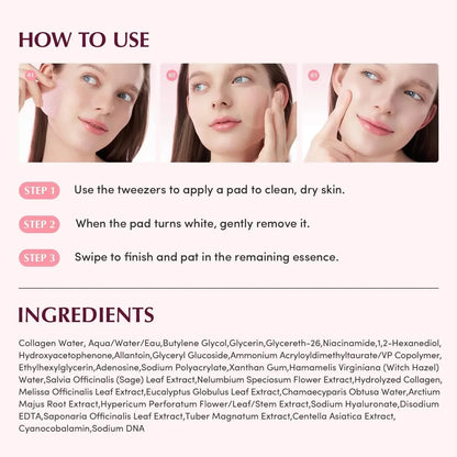 Eqqualberry Collagen Pore Tight Up Gel Toner Pad 60 Pads - My Seoul My Skin