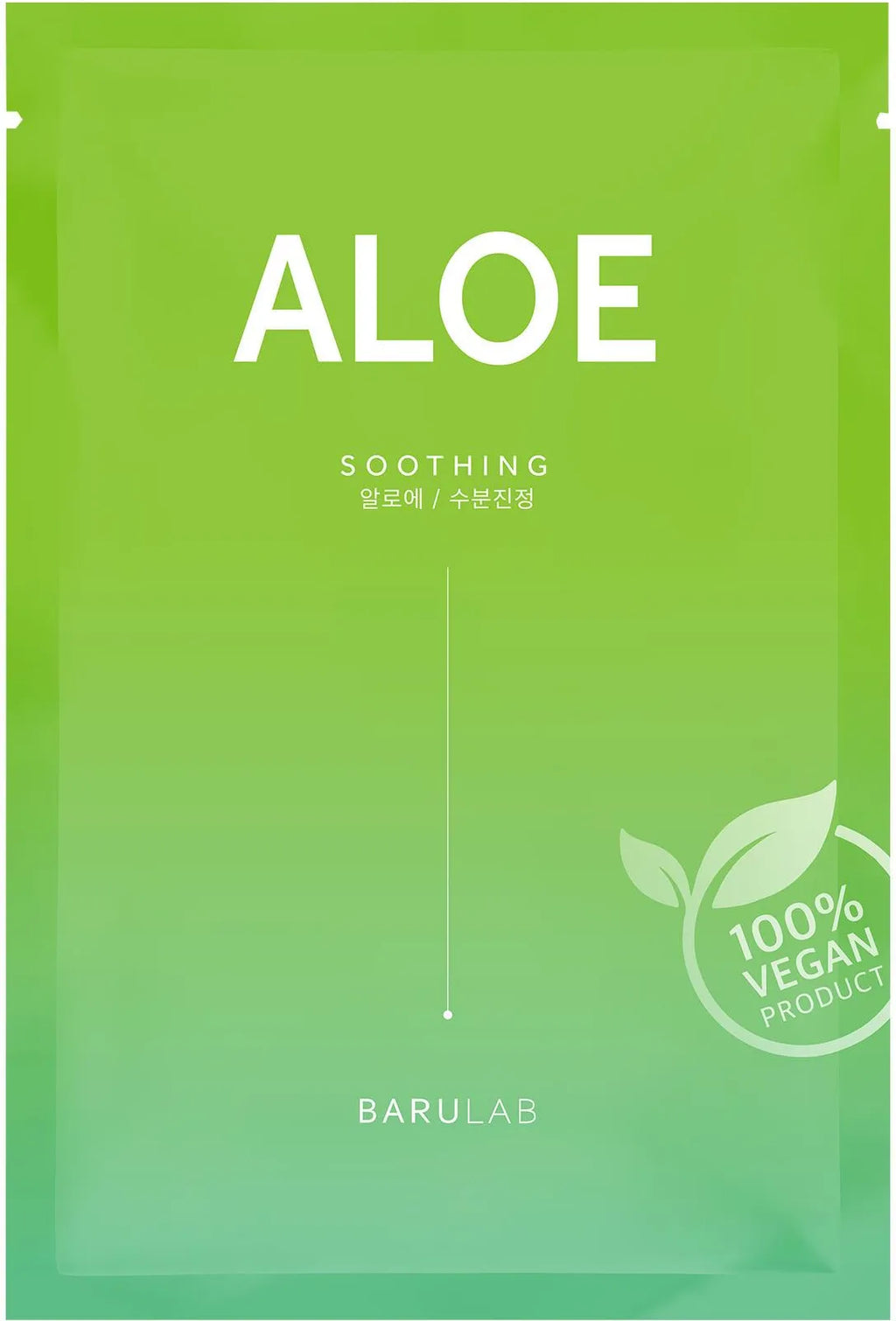 BARULAB The Clean Vegan Mask Aloe 23g – Korean Soothing Hydrating Sheet Mask