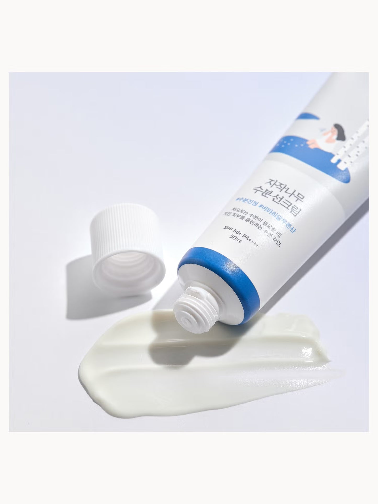 ROUND LAB Birch Juice Sunscreen SPF50+ PA++++ – Moisturising Korean Sun Cream 50ml