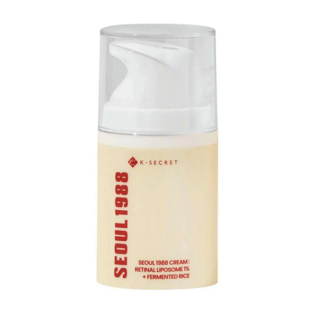 K-SECRET SEOUL 1988 Cream 50ml – Retinal Liposome 1% & Fermented Rice Anti-Ageing Cream