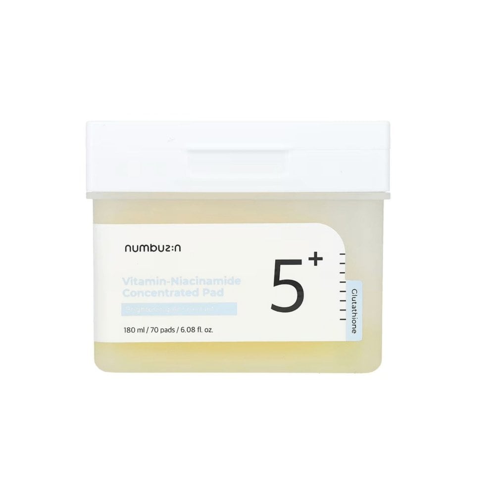 NUMBUZIN No.5+ Vitamin-Niacinamide Concentrated Pad – Brightening & Anti-Pigmentation Toner Pads (70 Pads)