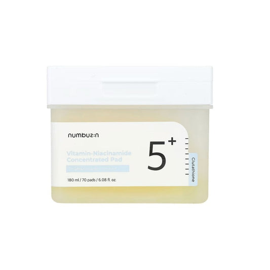 NUMBUZIN No.5+ Vitamin-Niacinamide Concentrated Pad – Brightening & Anti-Pigmentation Toner Pads (70 Pads)