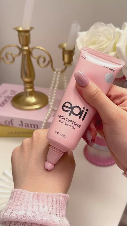 epii Double Up Cream NAD+ NMN & TXA – Korean Brightening Barrier Cream for Dull Skin