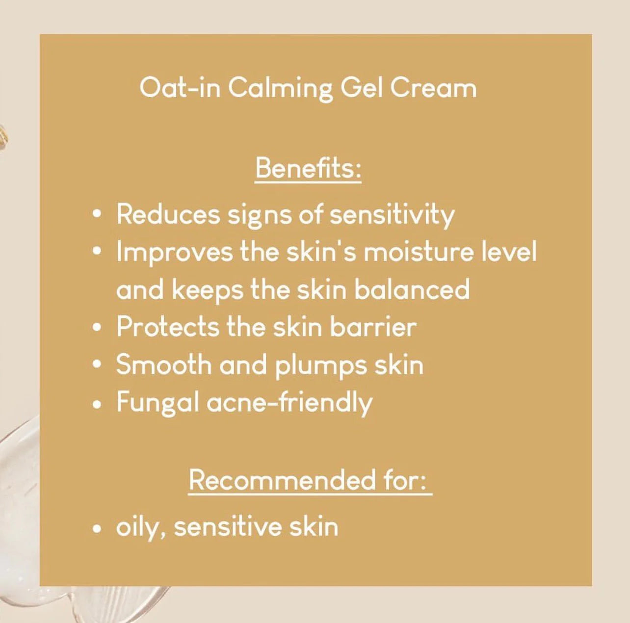 PURITO SEOUL Oat-In Calming Gel Cream