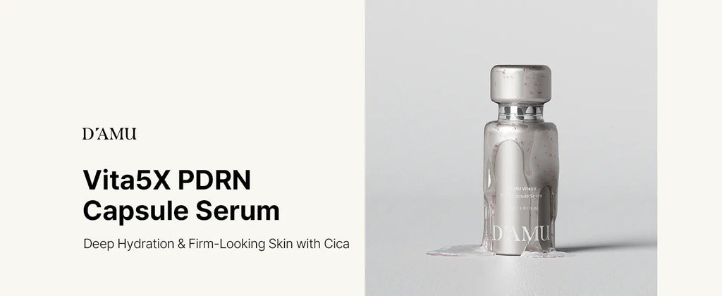 D’AMU Vita5X PDRN Capsule Serum 30ml – Korean Brightening Serum for Glow & Hydration D'AMU